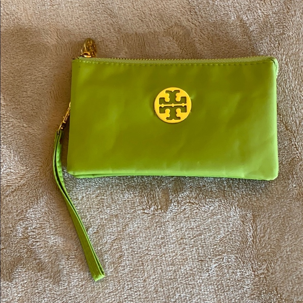 Tory Burch Lime Green Wristlet NWOT